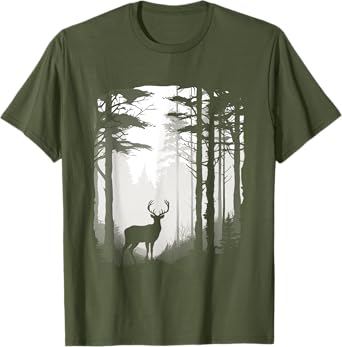 Deer Forest Wildlife T-Shirt