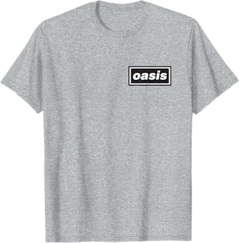 Oasis โ Pocket Hit Logo Grey T-Shirt