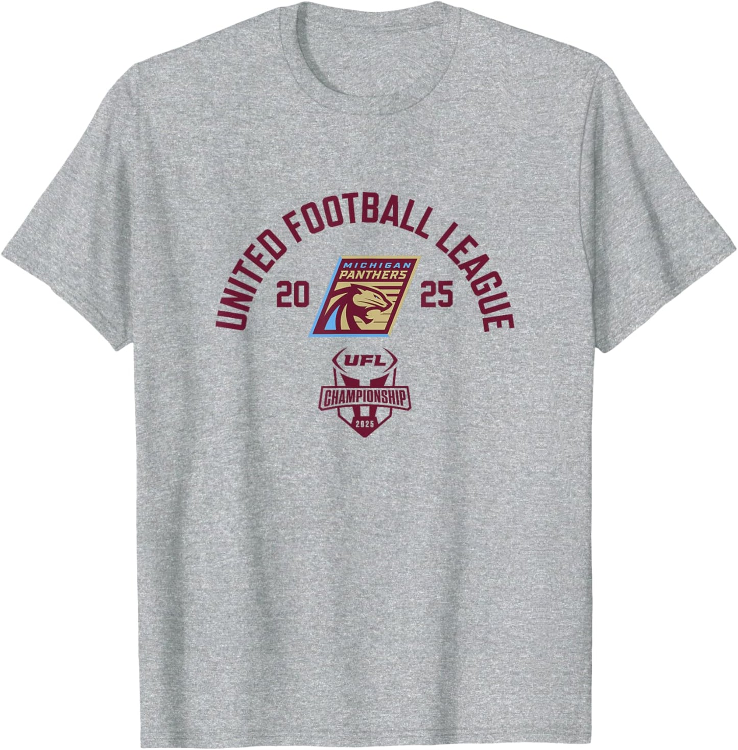 Michigan Panthers - 2025 UFL Championship Game - UFL T-Shirt