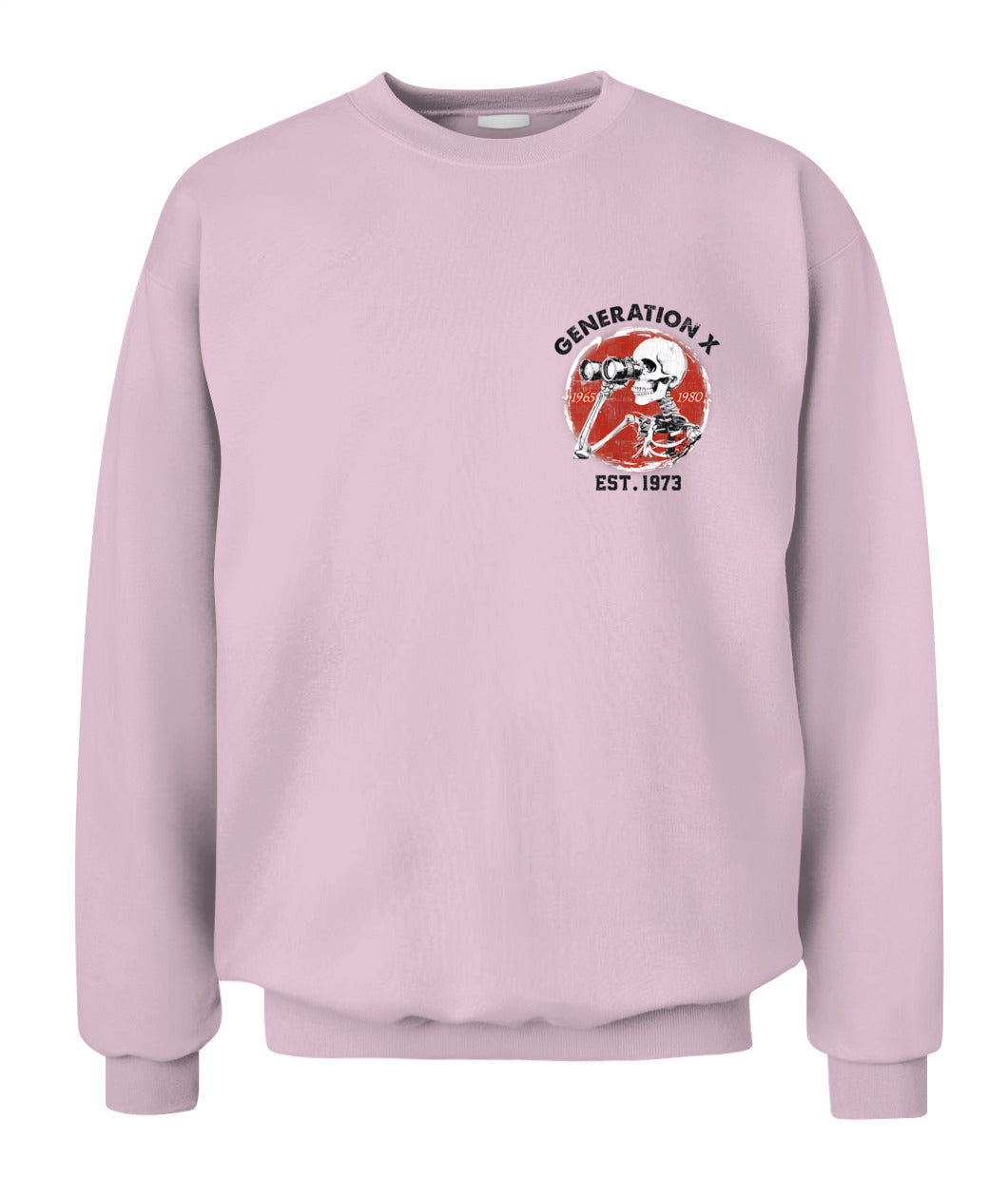 Oh Look Nobody Gives A Shit Skeleton Est 1973 Gen X T-Shirt