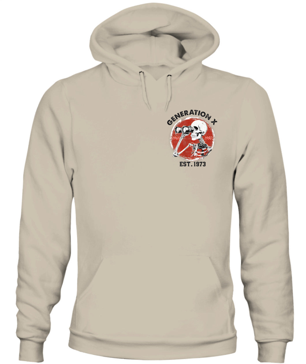 Oh Look Nobody Gives A Shit Skeleton Est 1973 Gen X T-Shirt
