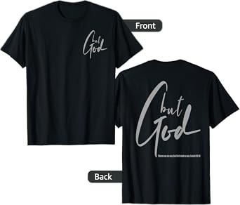 But God (Back/Front) Isaiah 43 19 Jesus Christian Faith T-Shirt