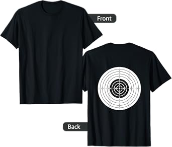 (Target on BACK, front is blank) Target on My Back T-Shirt