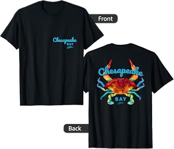 JCombs: Chesapeake Bay Blue Crab (2-Sided) T-Shirt T-Shirt