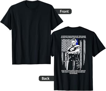 Be Without Fear In The Face Of Your Enemies Crusader T-Shirt