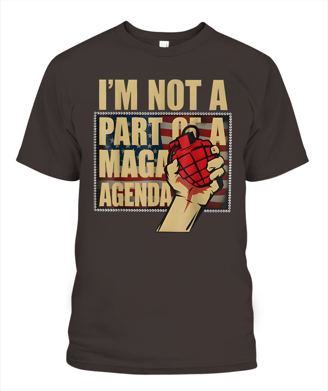 I'm Not A Part Of A Maga Agenda Shirt Political T-Shirt