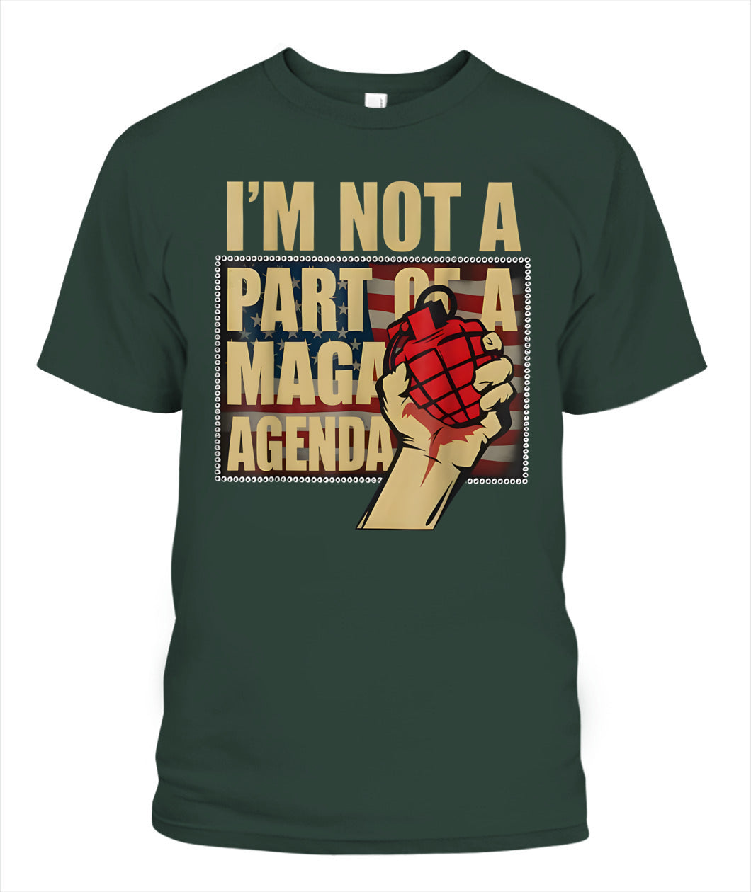 I'm Not A Part Of A Maga Agenda Shirt Political T-Shirt