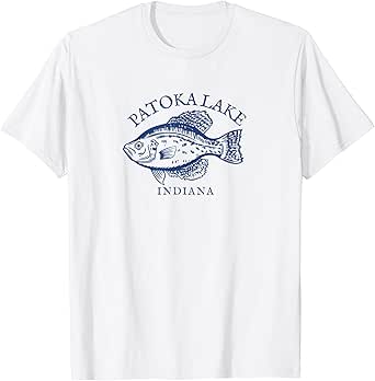 Patoka Lake IN Crappie Fishing T-Shirt