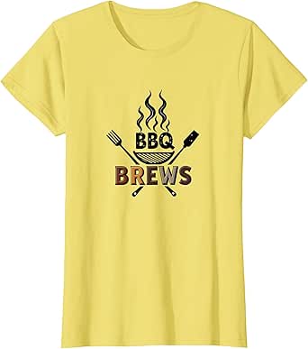 BBQ Brews Grill Master Cookout Party T-Shirt