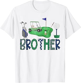 Brother Of The Birthday Boy Hole in One Golf Sport Matching T-Shirt