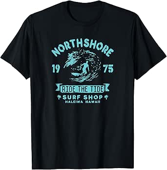 North Shore 1975 Surf Logo T-shirt T-Shirt