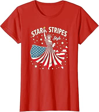 Stars, Stripes, And Style Icon T-Shirt