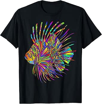 Colorful Lionfish Lion Fish T-Shirt