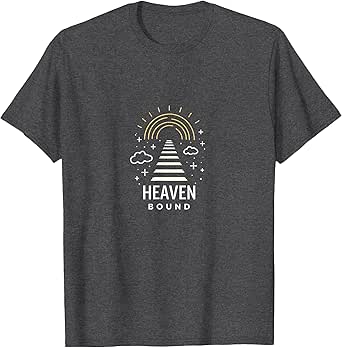 Heaven Bound: Inspiring Spiritual Journey Graphic, jesus T-Shirt