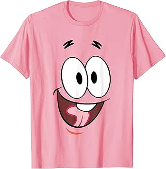 SpongeBob SquarePants Patrick Star Big Happy Face T-Shirt