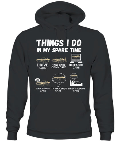 Things I Do In My Spare Time Funny Car Enthusiast Car Lover T-Shirt
