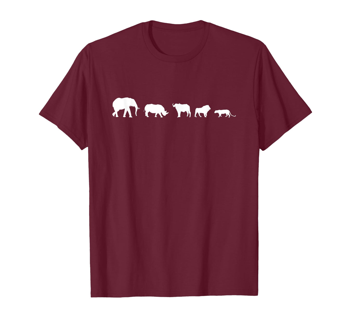 Africa Safari Big Five African Wildlife T-Shirt