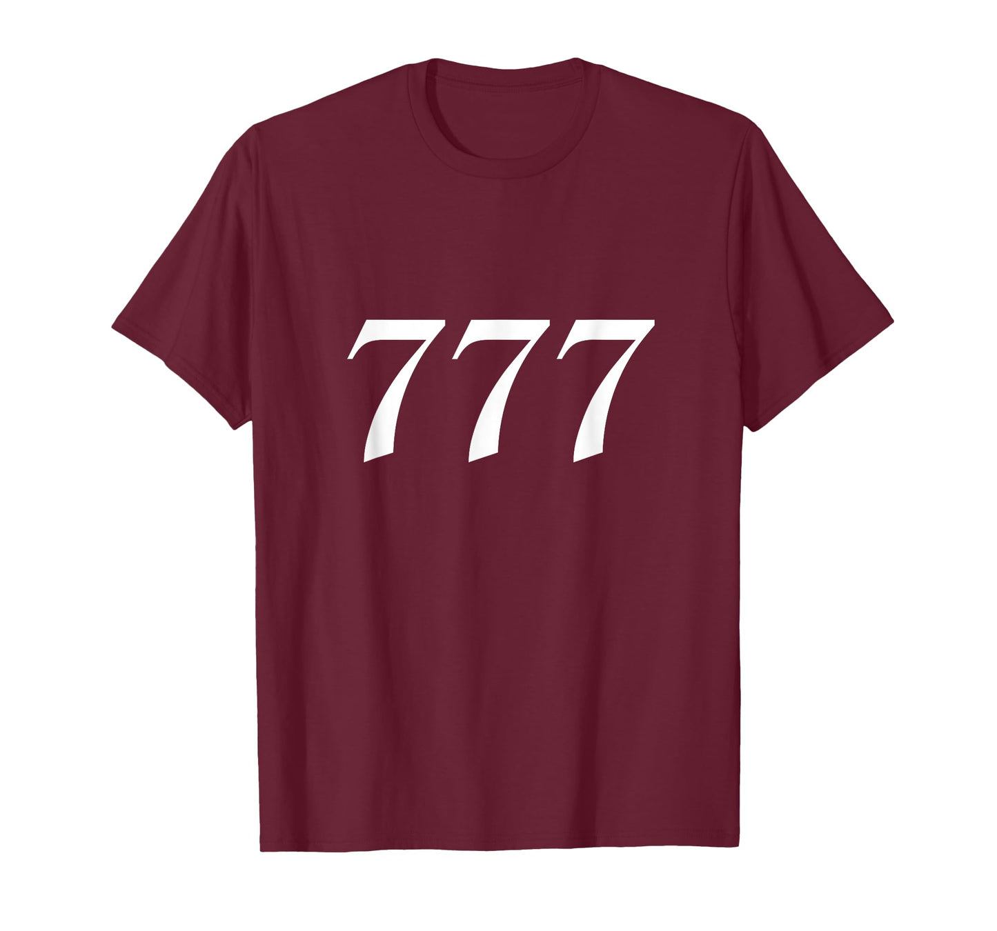 777 Numerology Spiritual Personal Number 777 Angel Number T-Shirt