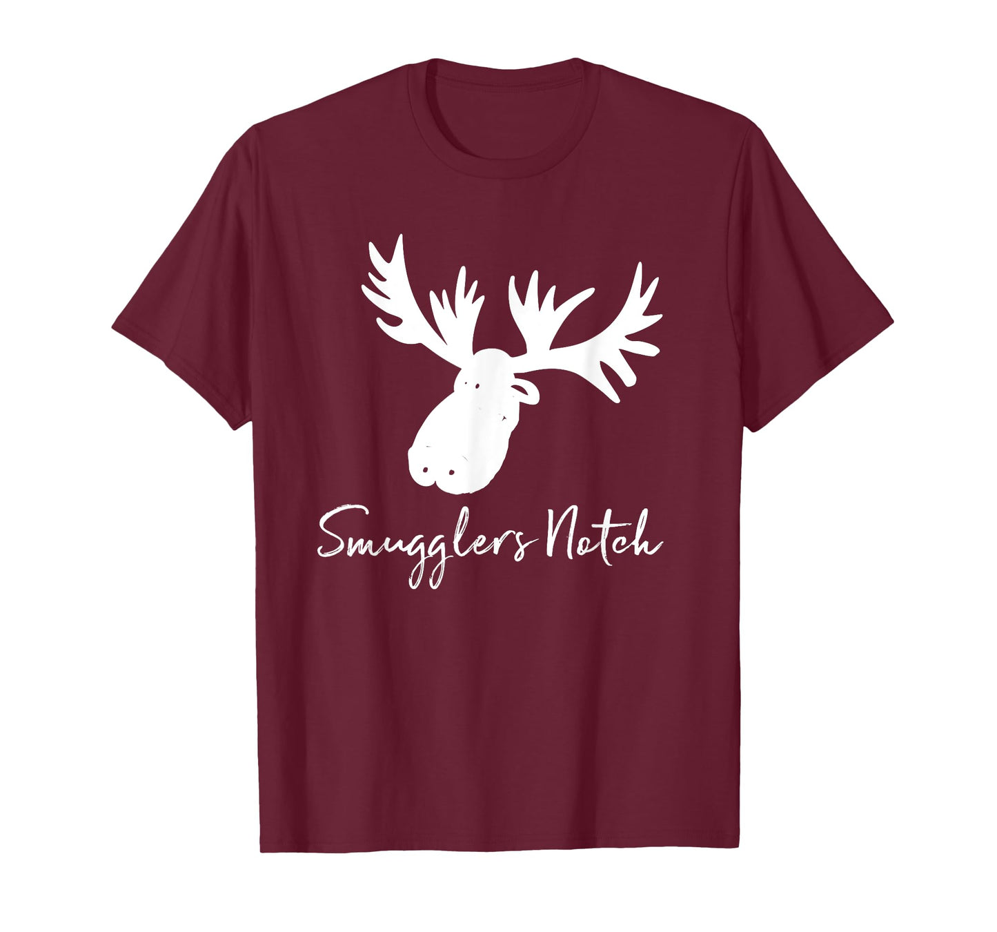 Smugglers Notch Vermont Wildlife Moose Antlers Camping Hike T-Shirt