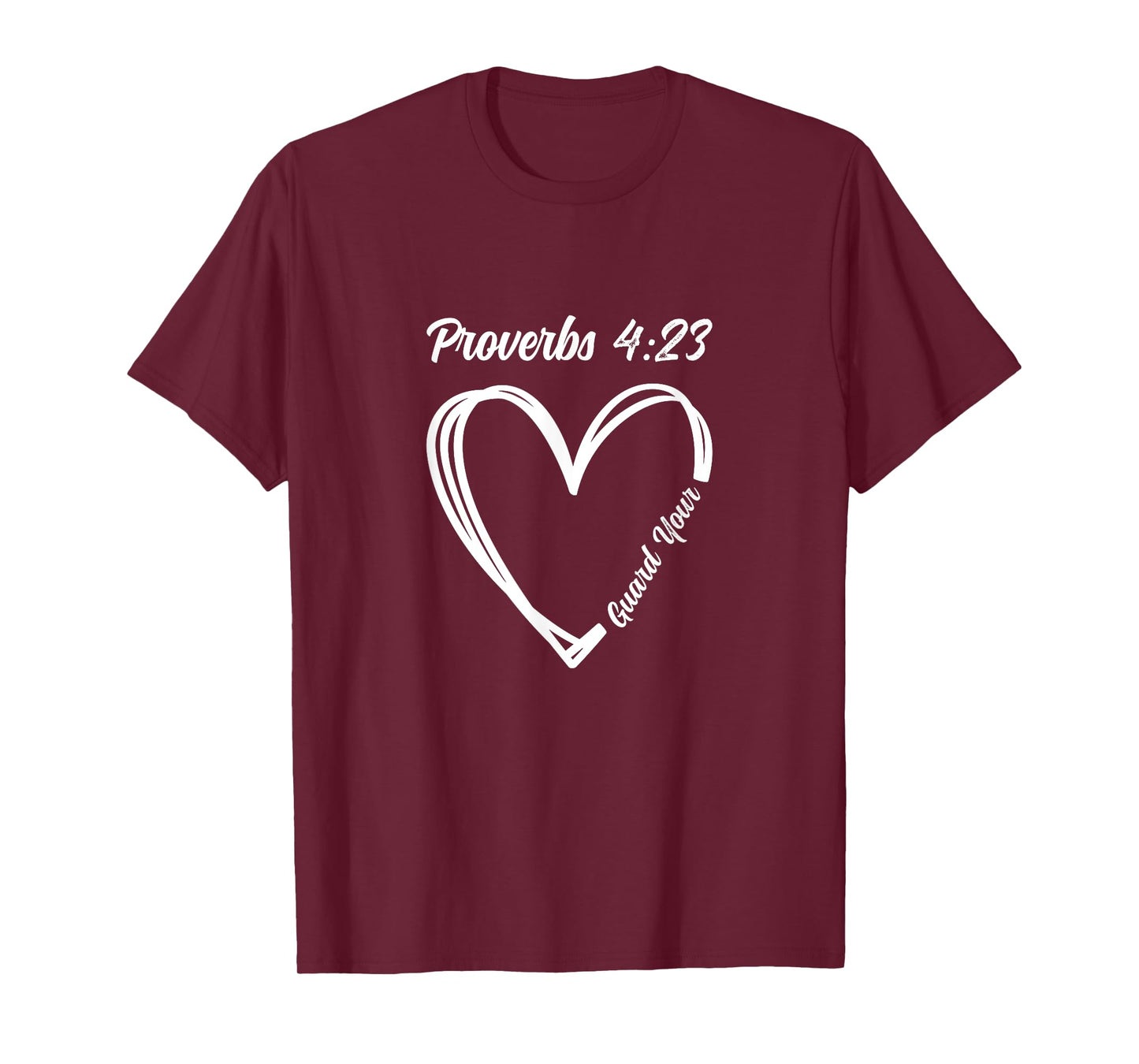 Guard Your Heart Christian Women Men Faith-Based T-Shirt