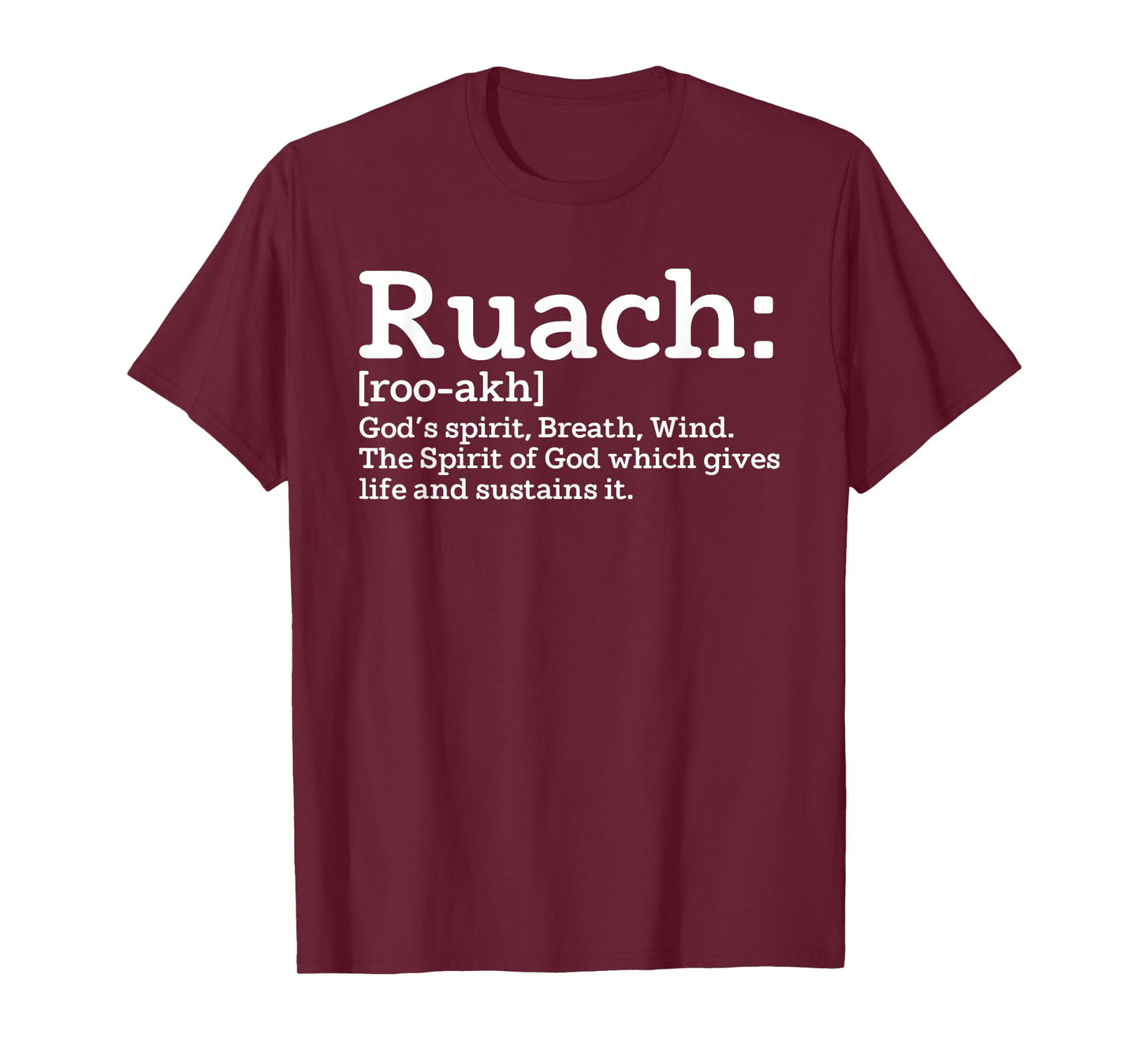 Ruach God's Spirit Breath Wind Spirit God Gives Life T-Shirt