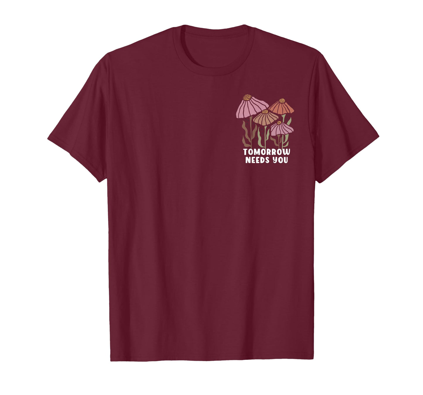 Floral 988 Call Or Text Mental Health Suicide Prevention T-Shirt