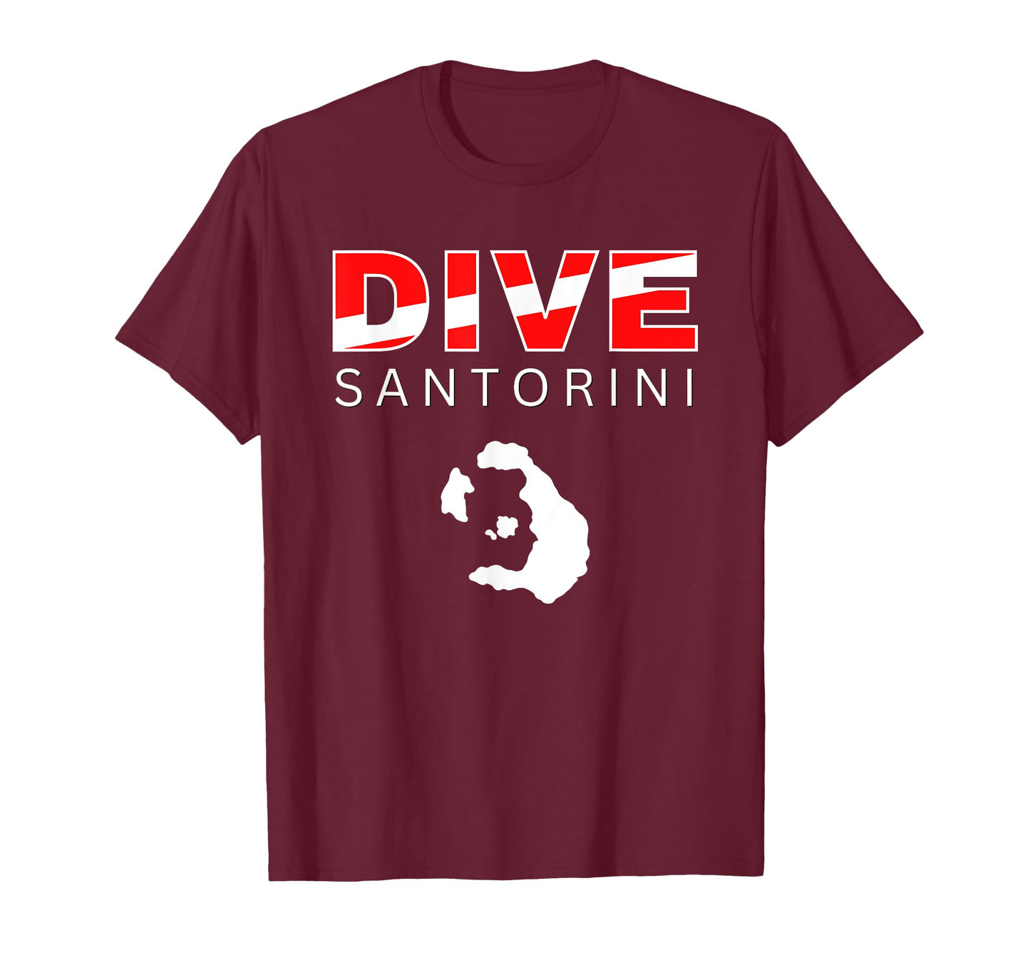 Dive Santorini Scuba Diving Trip Diver Tee T-Shirt