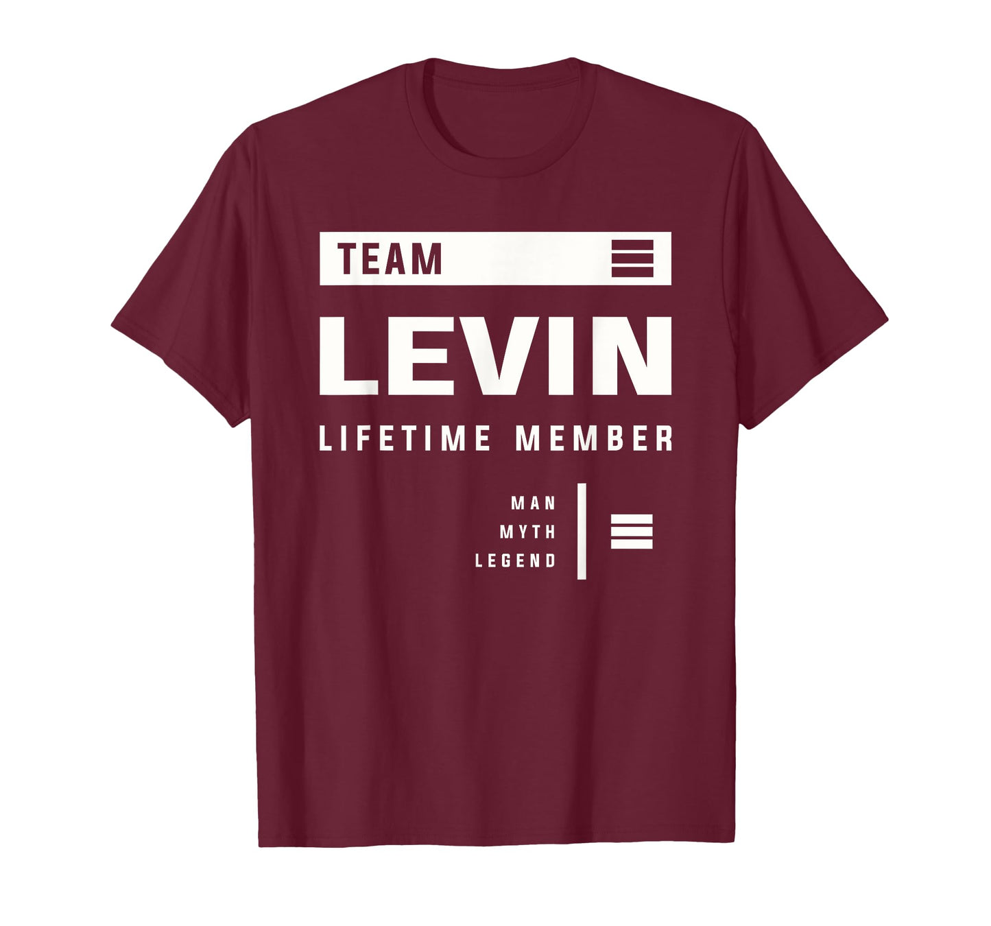 Team Levin Lifetime Member Funny Name Levin T-Shirt