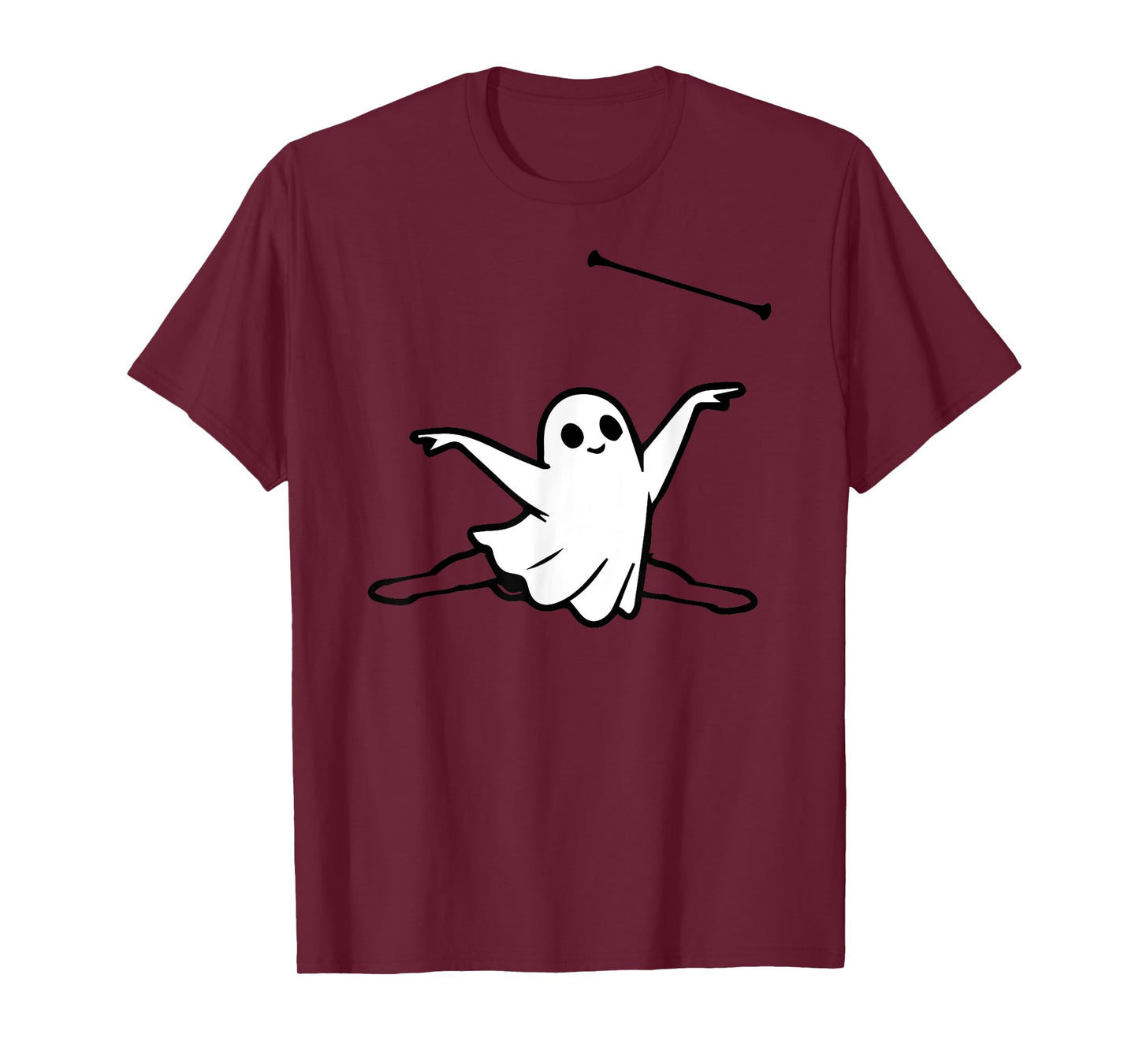 ghost Baton Twirler halloween T-Shirt