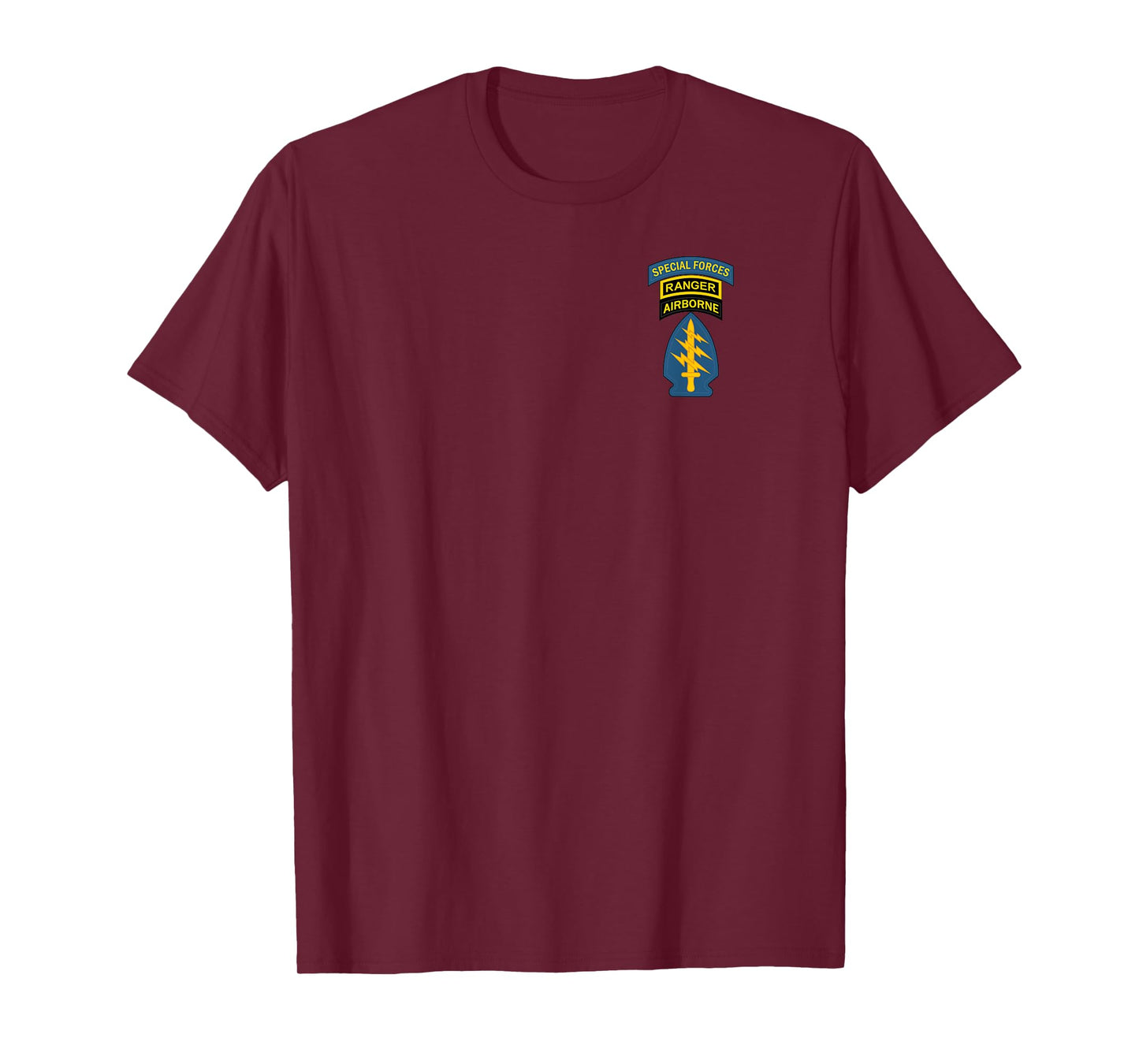 US Special Forces Classic Triple Tab Patch Design T-Shirt