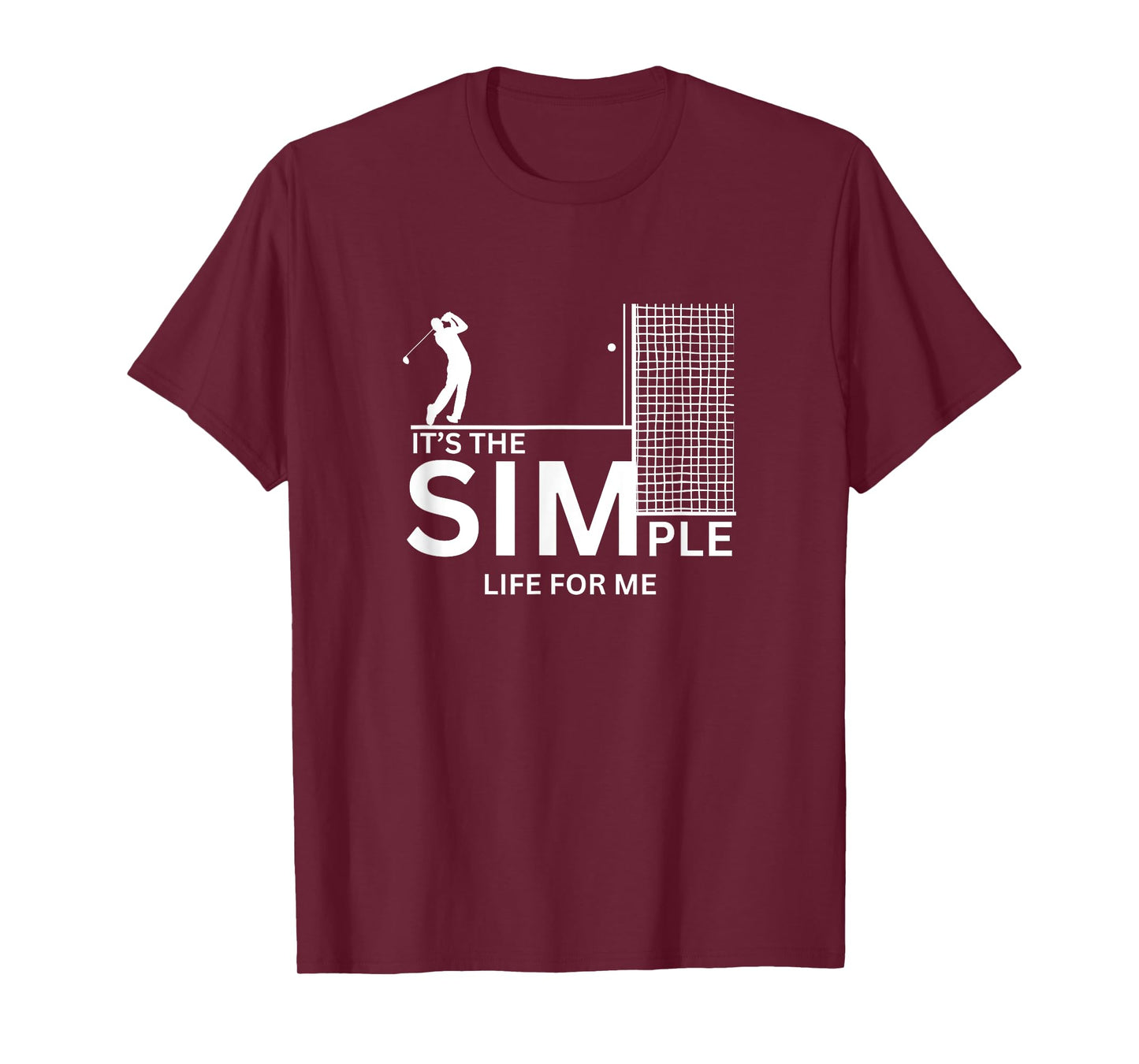 Golf Simulator - Garage Golf Sim Player T-Shirt