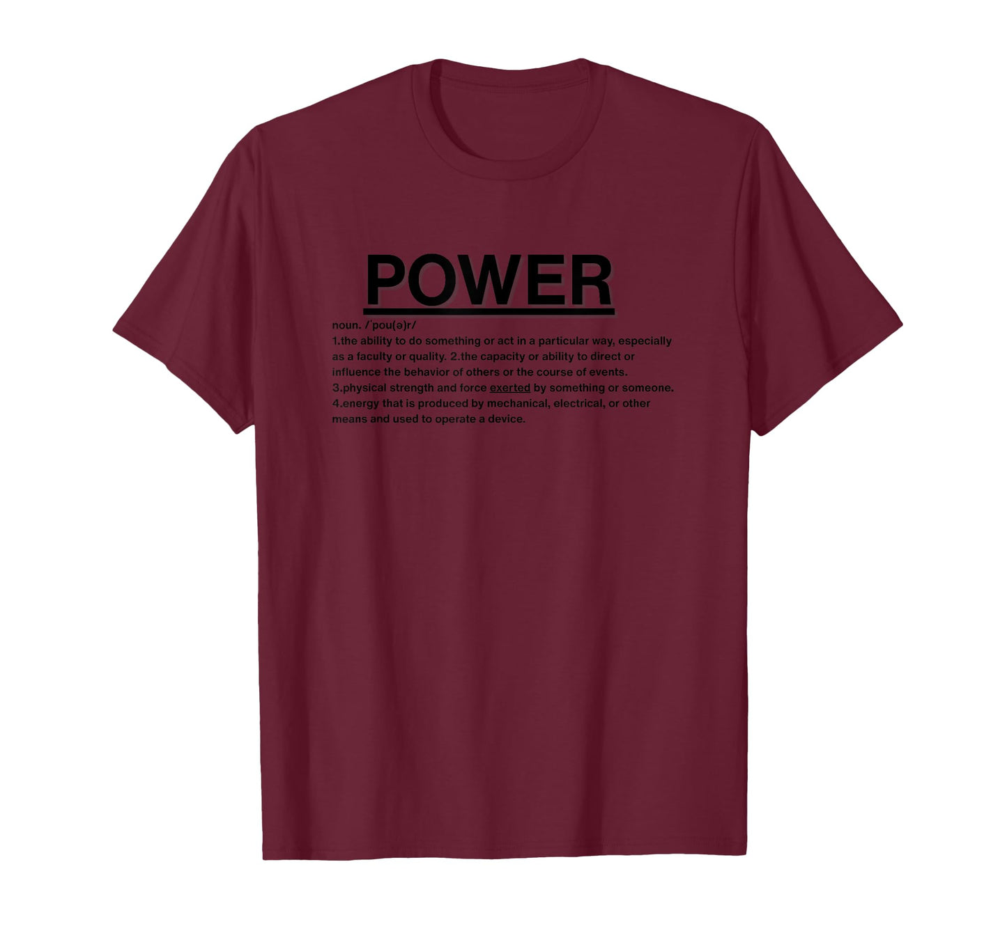 Motivational Sayings Tee-Power T-Shirt