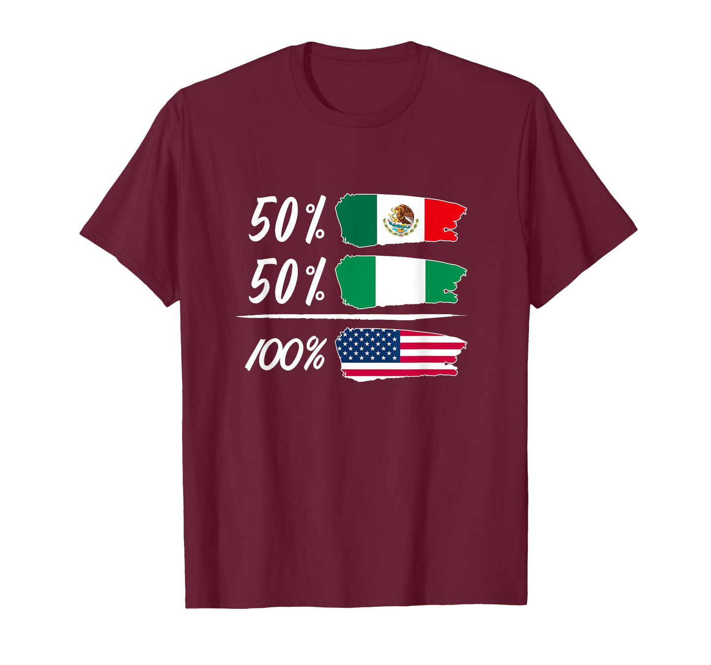 Half Mexican, Half Nigerian, Fully USA T-Shirt