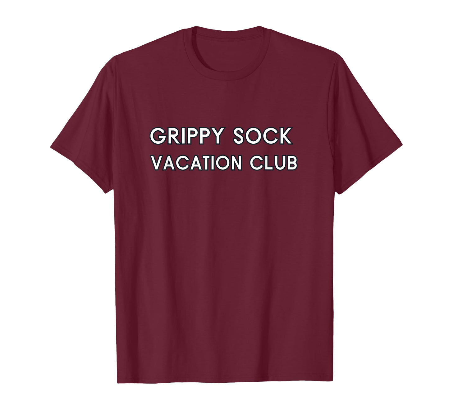 Grippy Sock Vacation Club Mental Health Wellness T-Shirt