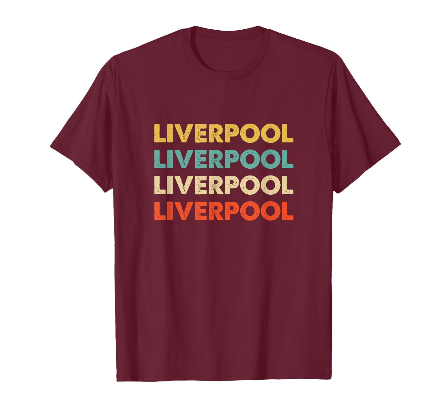 Liverpool England T-Shirt, Small, Black