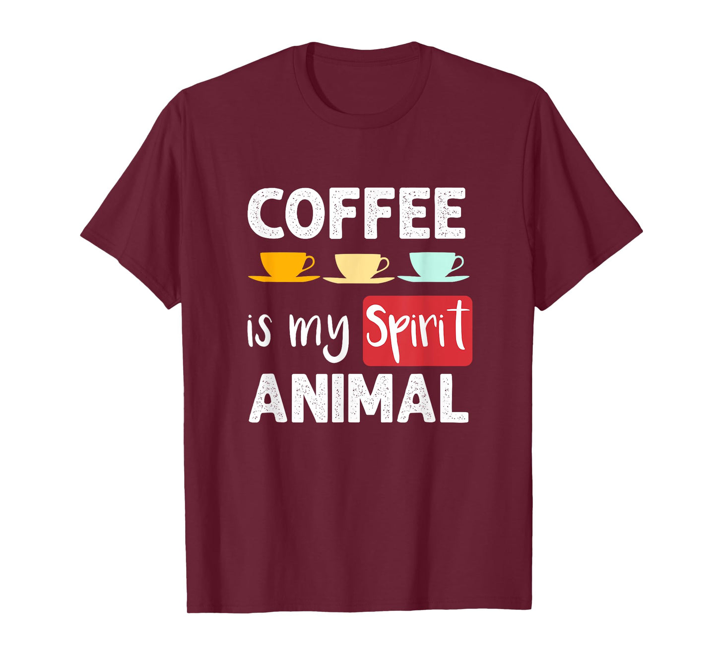 Vintage Coffee is My Spirit Animal T-Shirt