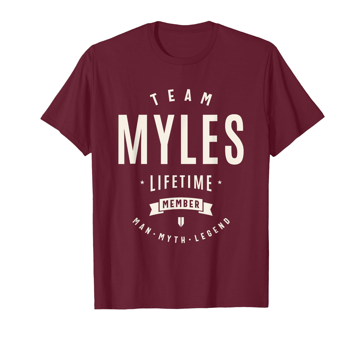 Team Myles Lifetime Member Funny Name Myles T-Shirt