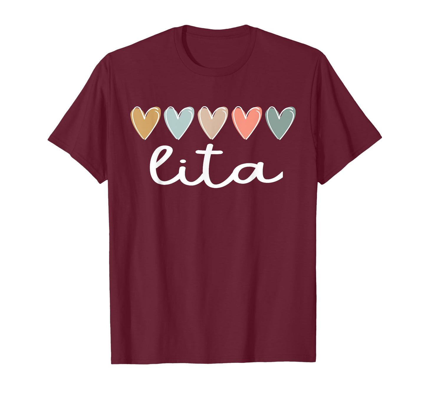 Lita Hearts Lita Grandma Lita Grandmother T-Shirt