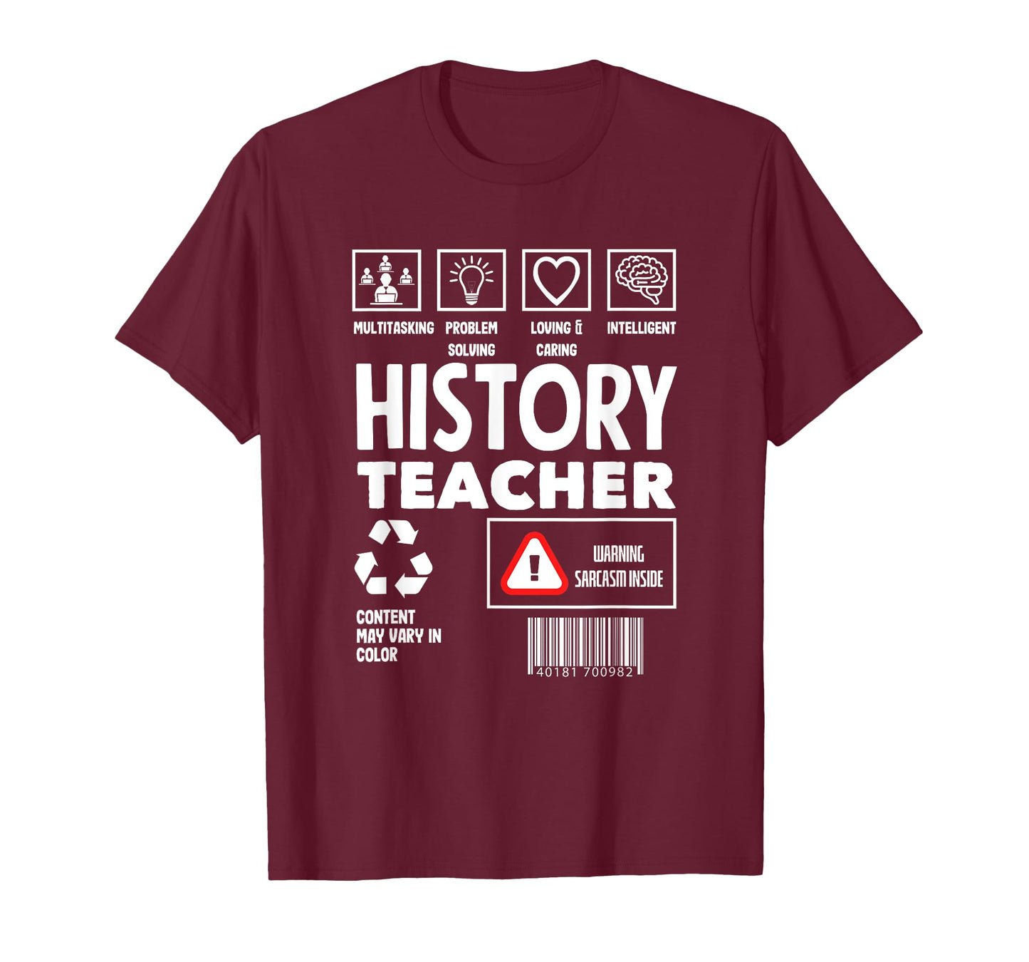 Funny History Teacher T-Shirt