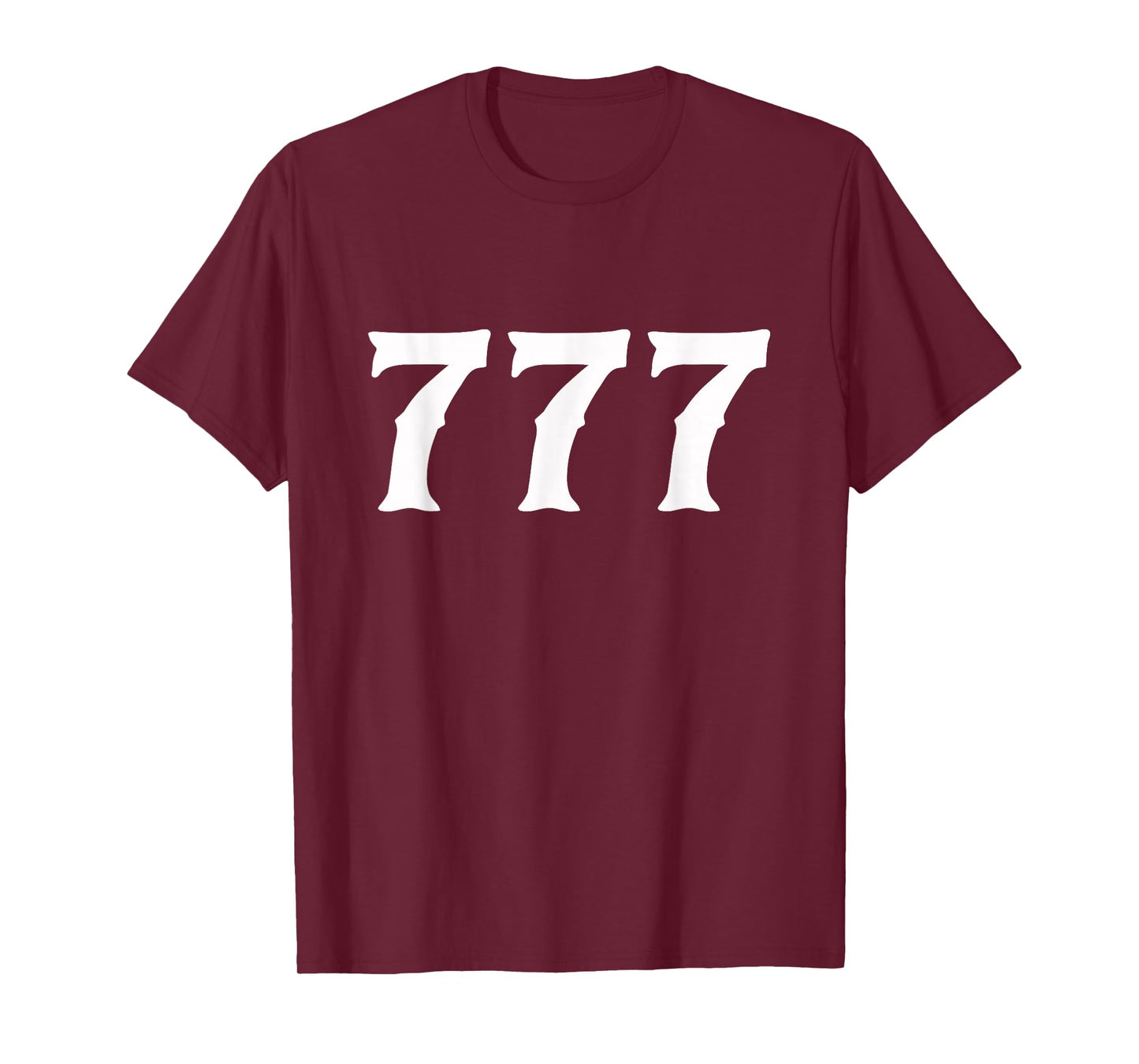 777 Numerology Spiritual Personal Number 777 Angel Number T-Shirt