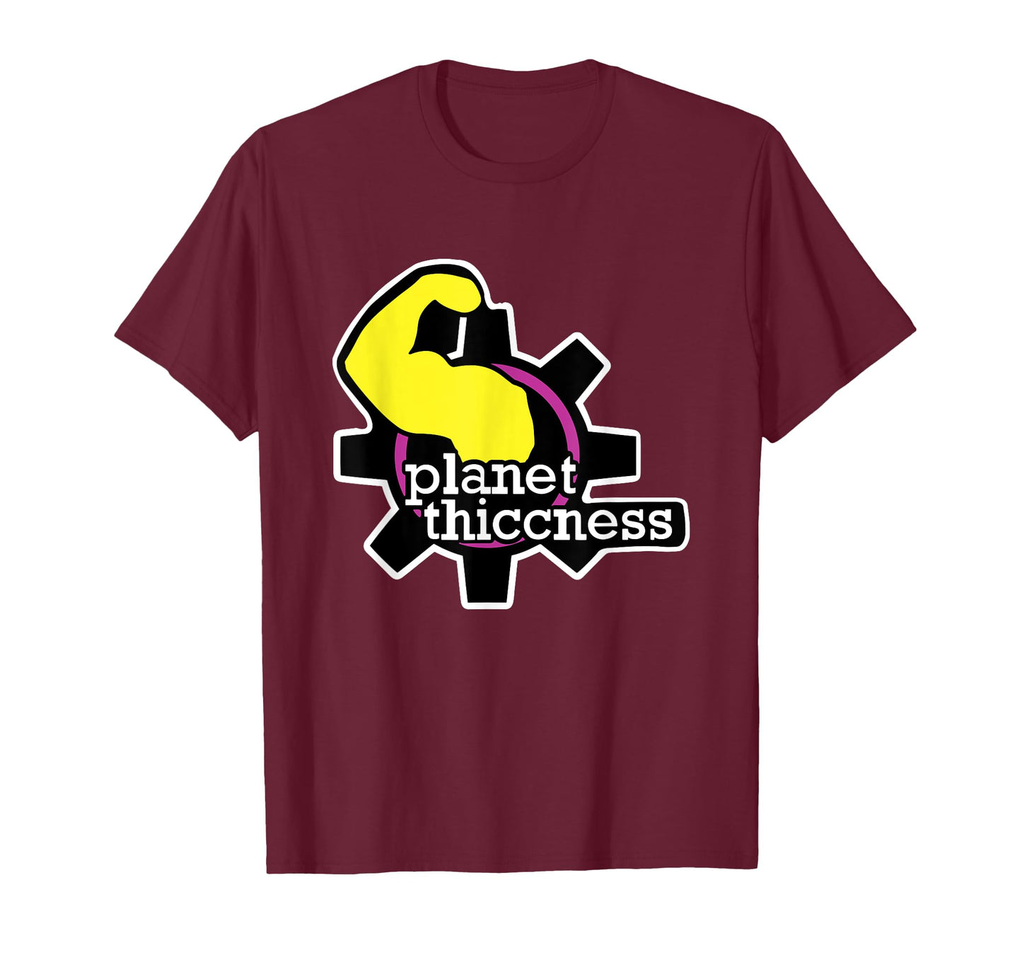 Planet Thiccness Funny Gym Thickness T-Shirt