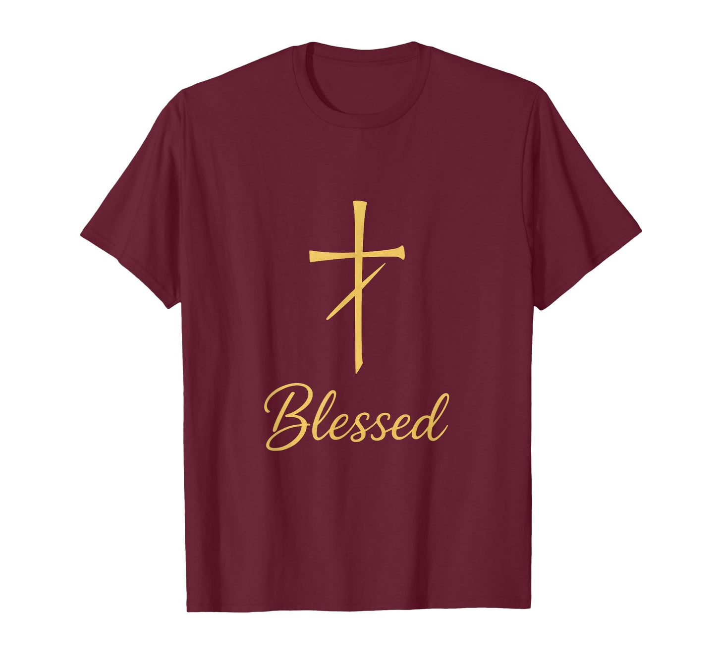 Blessed - Christian Cross Inspirational Faith T-Shirt
