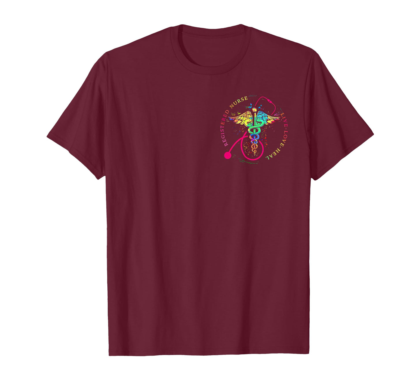 Registered Nurse Stethoscope Nursing RN Staff Pocket RN T-Shirt