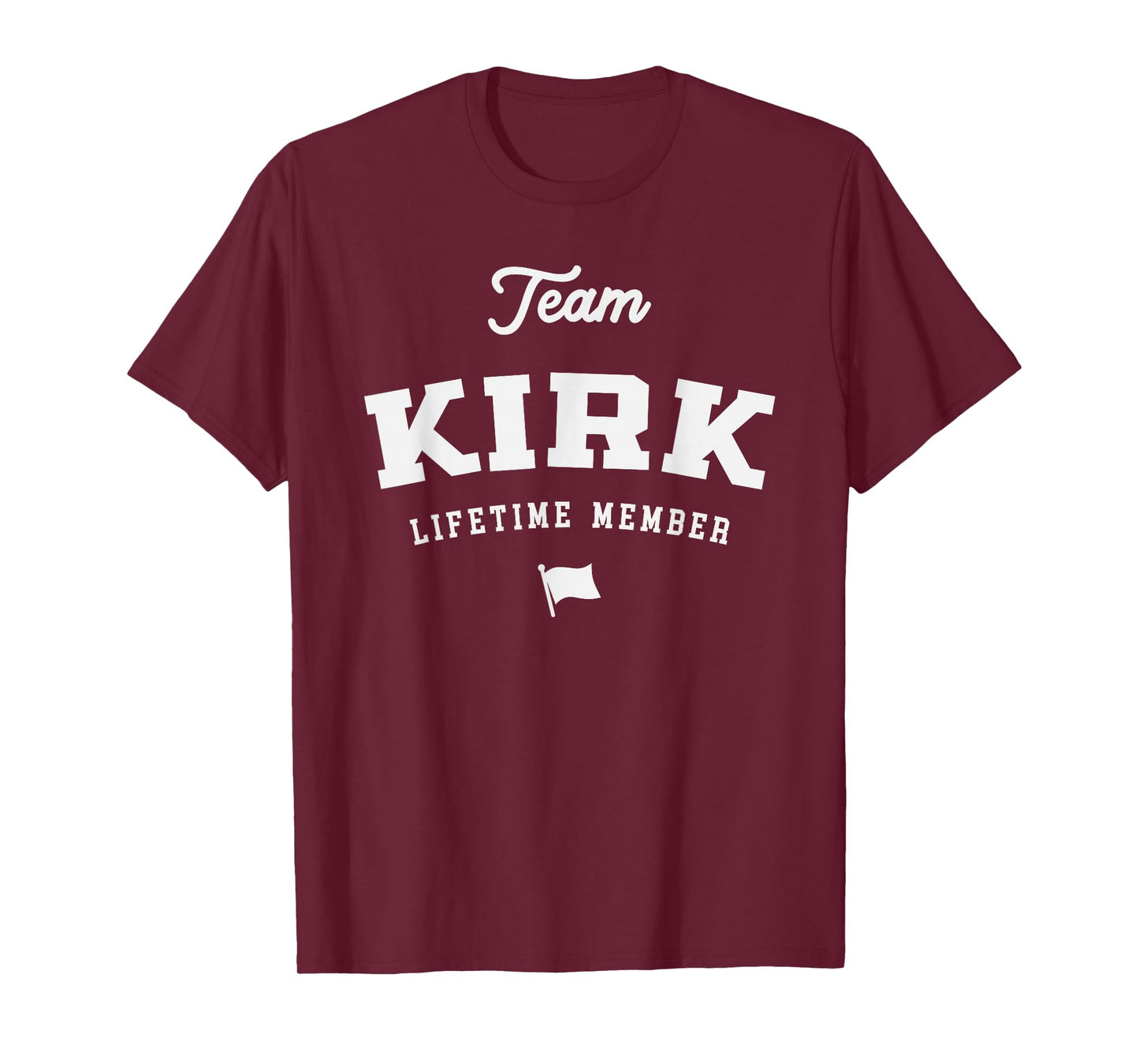 Team Kirk Lifetime Member Funny Name Kirk T-Shirt