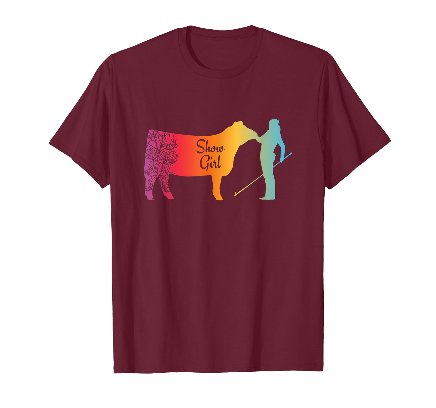 Show Girl - Fun Livestock Cattle Showing T-Shirt