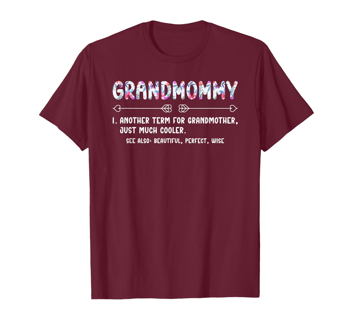 Grandmommy Grandma Definition Grandmommy Grandmother T-Shirt