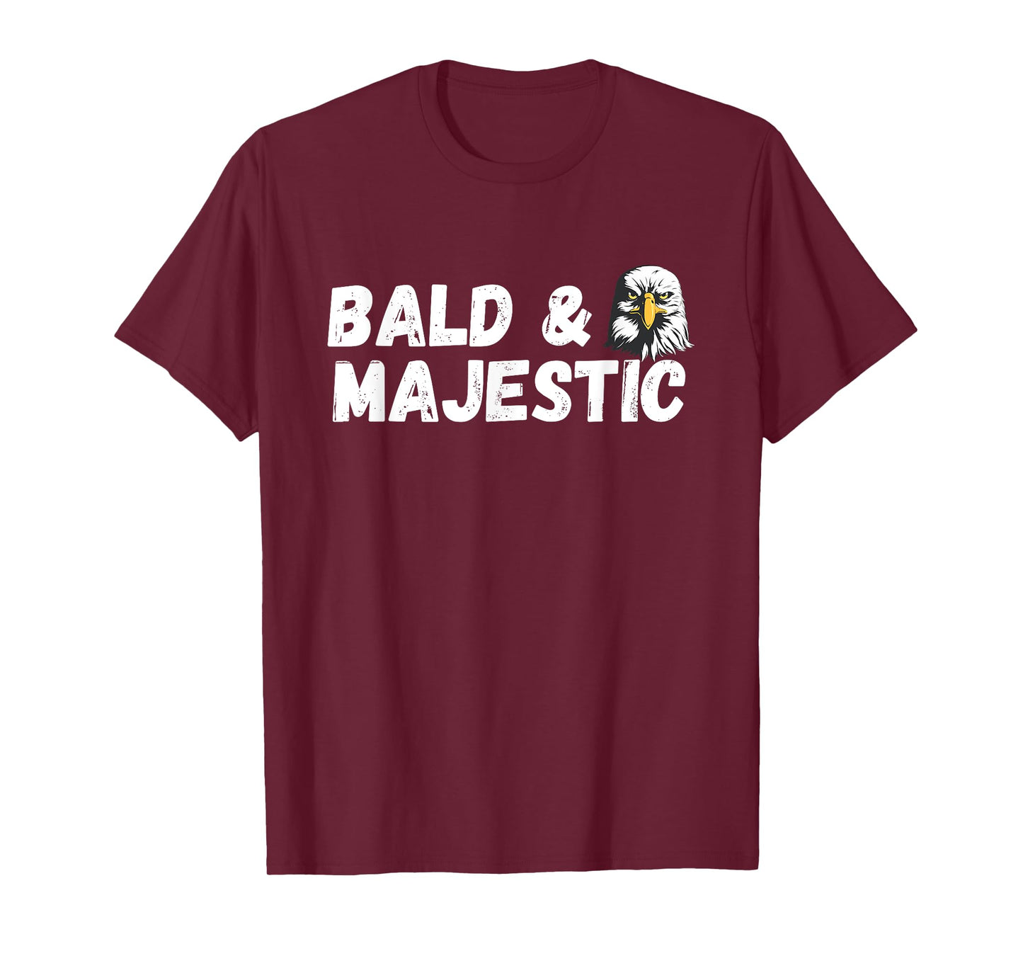Men Bald and Majestic T-Shirt