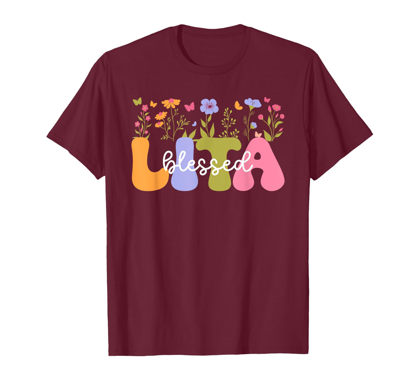 Blessed Lita Grandma Groovy Lita Grandmother T-Shirt