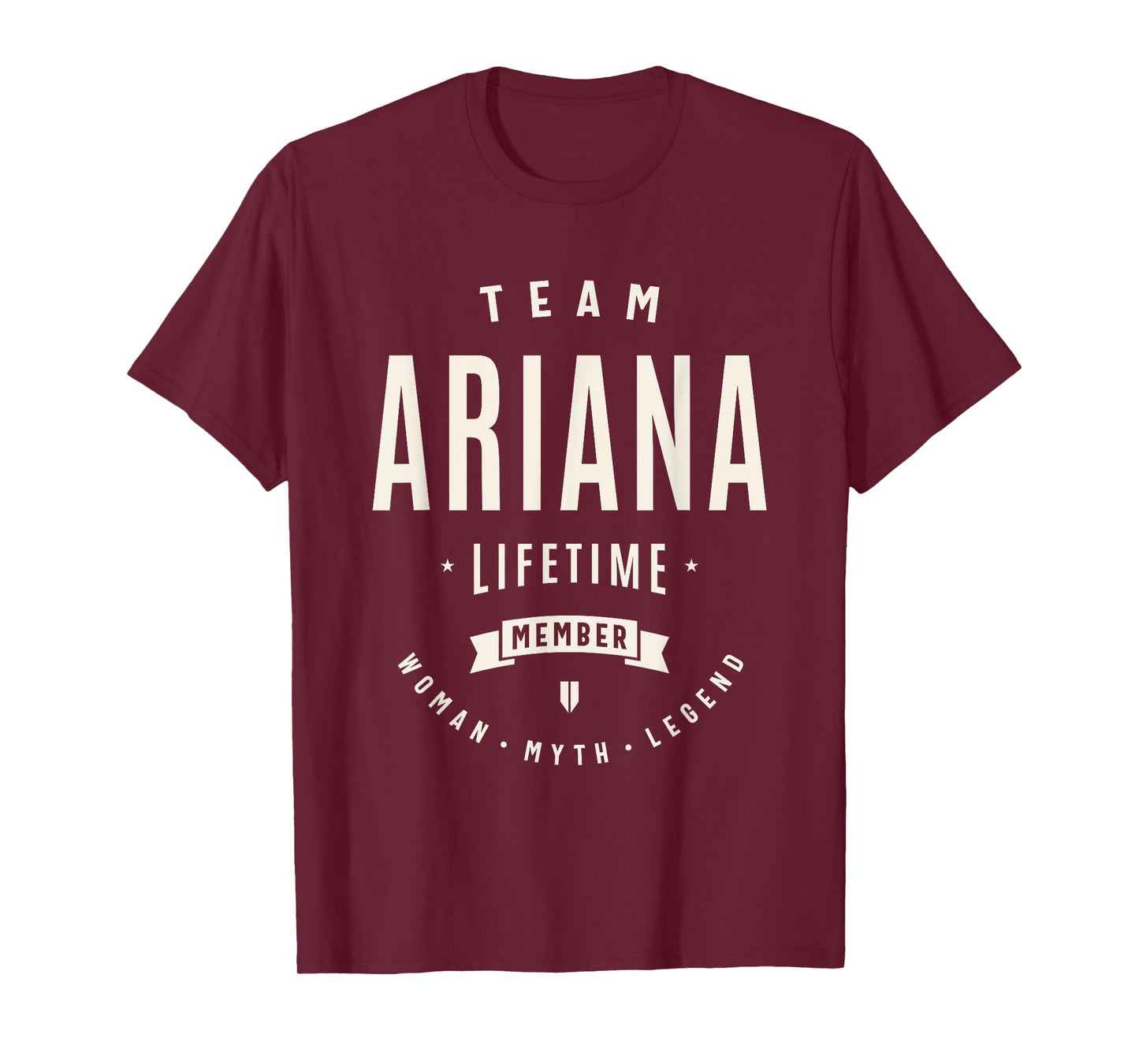 Team Ariana Lifetime Member Funny Name Ariana T-Shirt