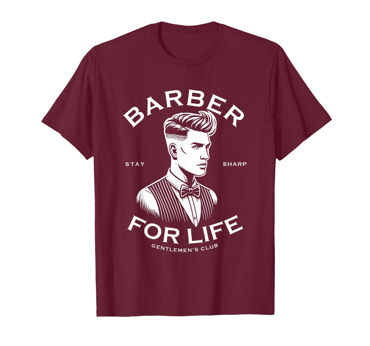 Barber For Life Proud Barber Novelty Mens Womens T-Shirt